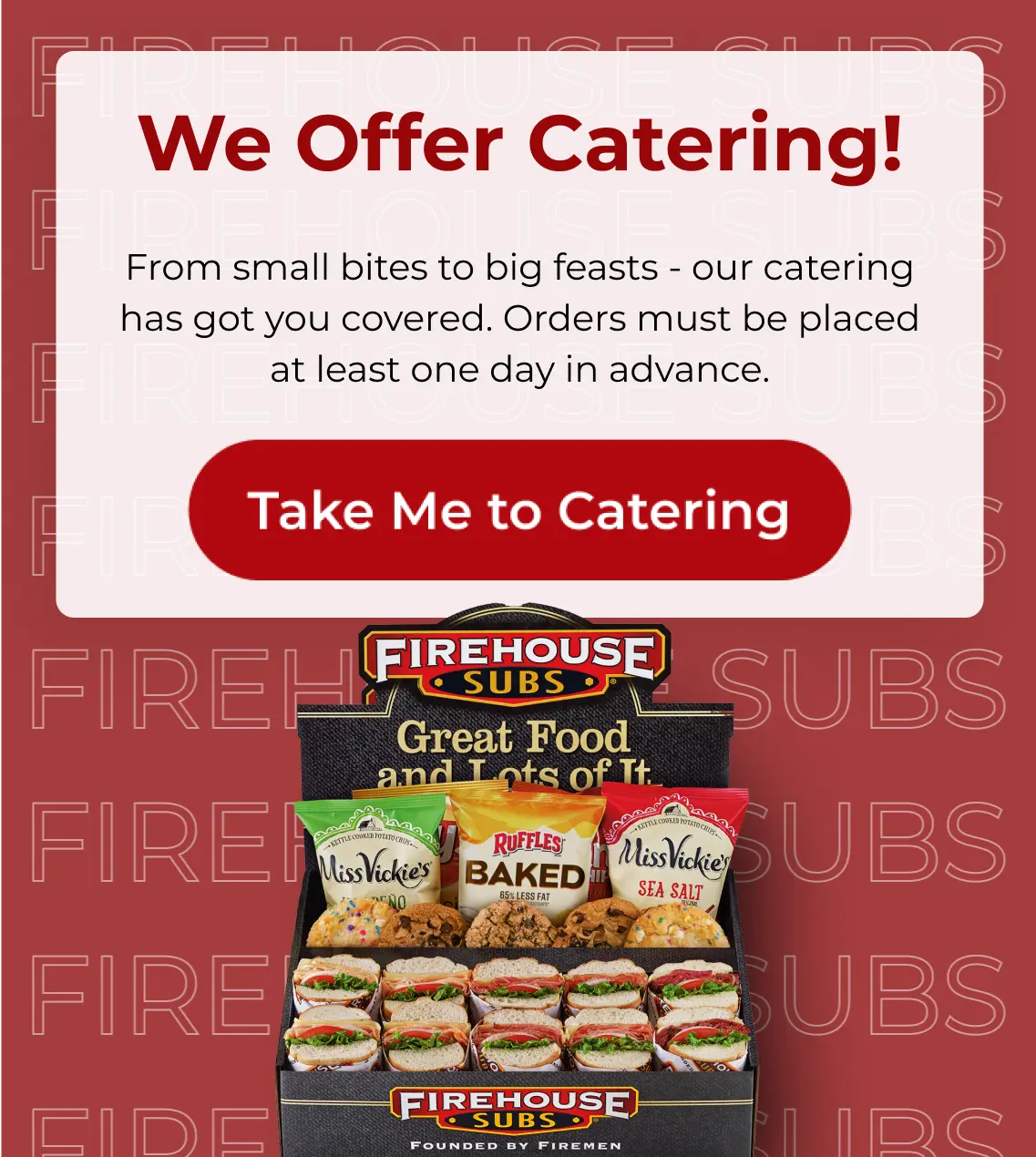 Firehouse Subs Catering Menu: Delight Your Guests!