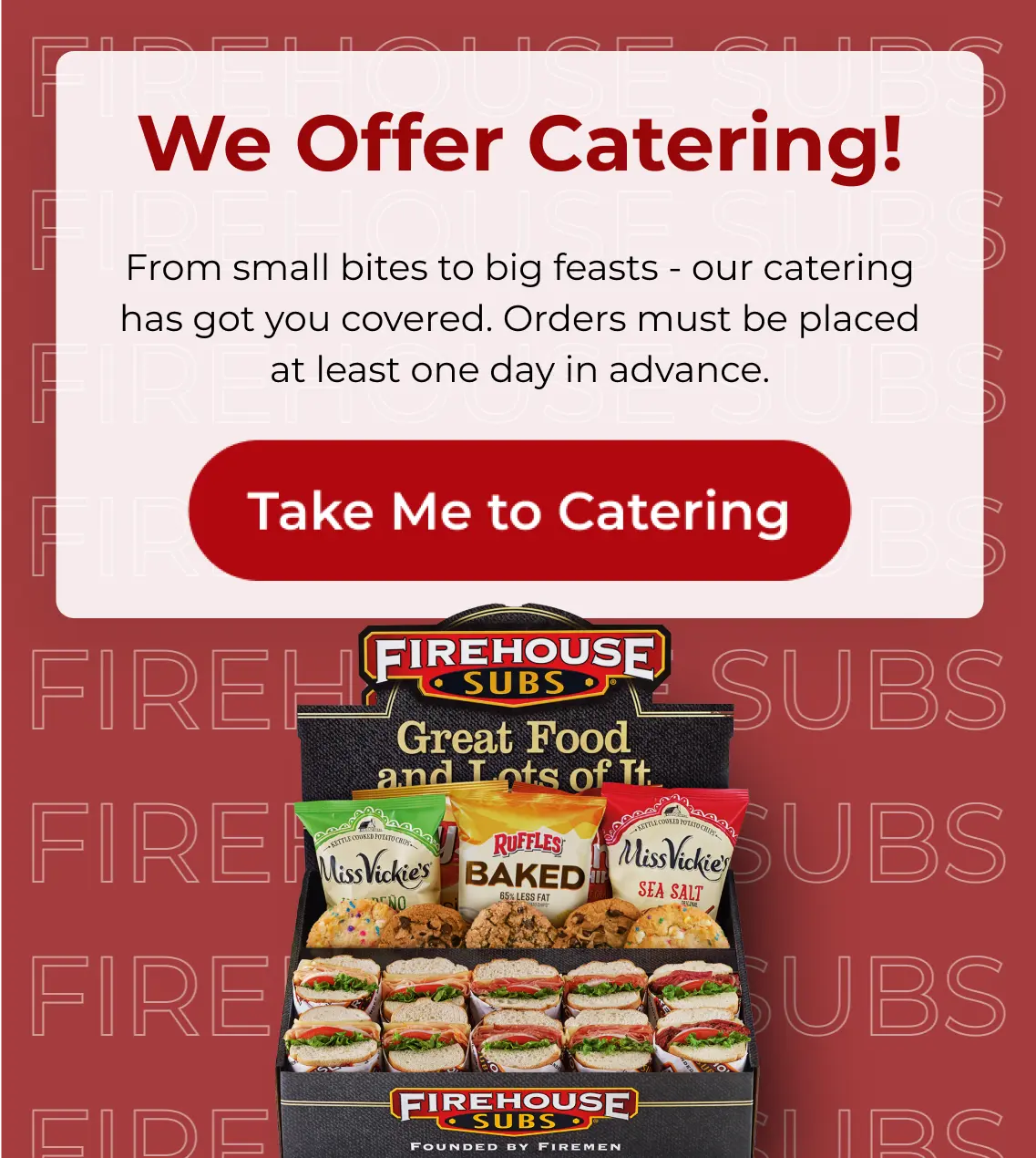 Firehouse Subs Catering Prices 2023 (Standard, Deluxe & Half Party  Platters) - Its Yummi